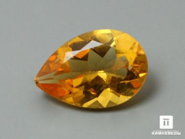 Цитрин. Цитрин, огранка 12х8х5 мм (2,7 ct)