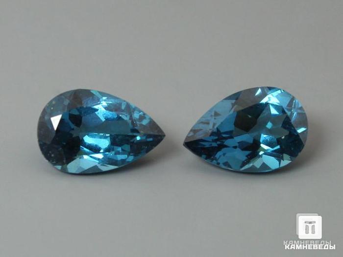Топаз Лондон, огранка 12х8х5 мм (3,3 ct), 9-38/91, фото 2