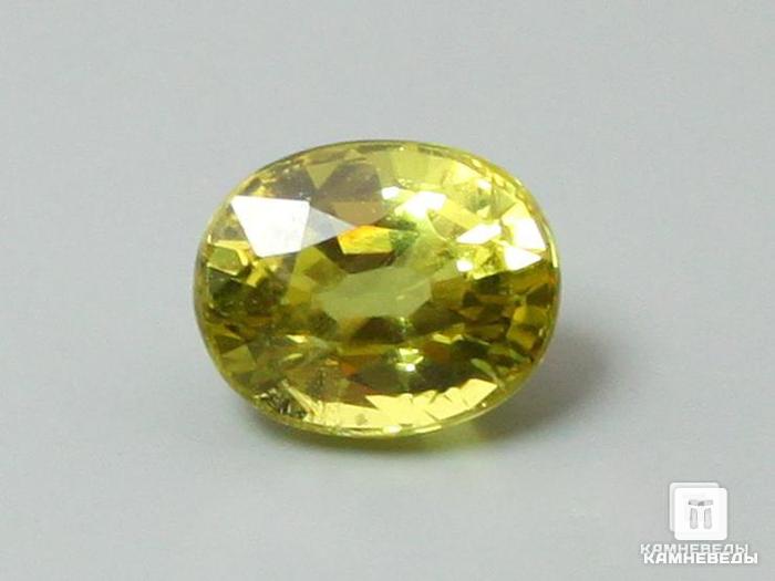 Титанит (сфен), огранка 8х7х5 мм (2,44 ct), 9-77/1, фото 1