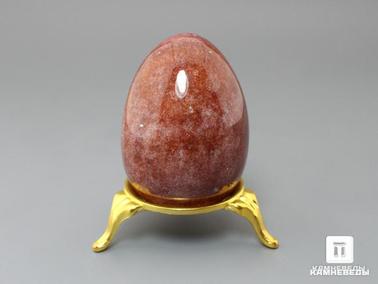 Авантюрин. Яйцо из авантюрина красного, 6х4,3 см