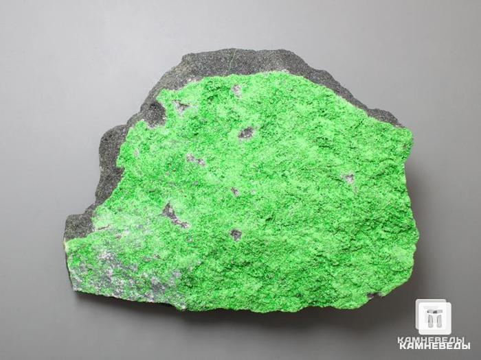 Уваровит (зелёный гранат), 12х8х2,5 см, 10-111/28, фото 1