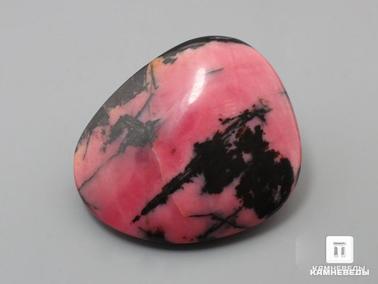 Родонит. Родонит, полированная галька 5,7х4,7х2,4 см