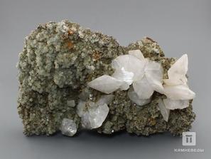 Флюорит с кальцитом, 23х15х6,7 см