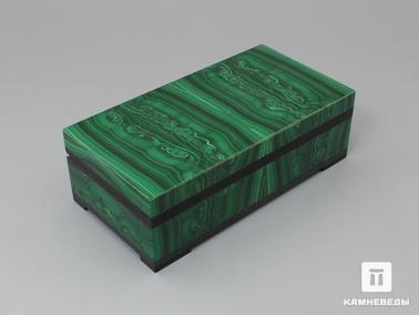 Малахит. Шкатулка из малахита, 11,6х6х3,7 см