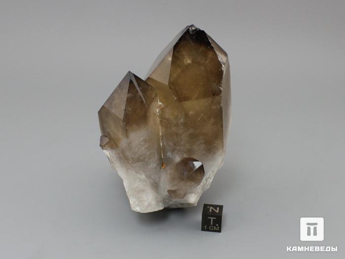 Раухтопаз (дымчатый кварц), сросток кристаллов 9х8,1х6,1 см, 10-100/76, фото 3