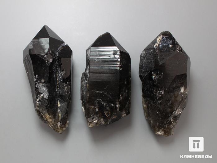 Раухтопаз (дымчатый кварц), сросток кристаллов 5,4х3,4х2,4 см, 10-100/85, фото 2