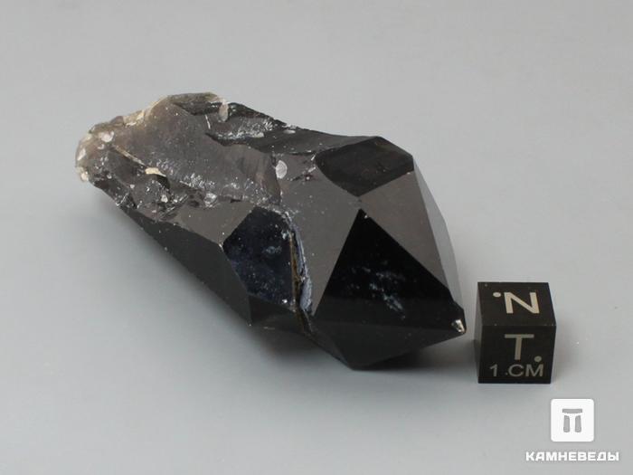 Раухтопаз (дымчатый кварц), сросток кристаллов 5,4х3,4х2,4 см, 10-100/85, фото 4