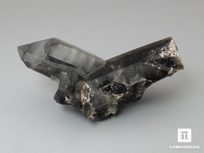 Раухтопаз (дымчатый кварц), сросток кристаллов 9,3х5,4х3,5 см, 10-100/81, фото 1