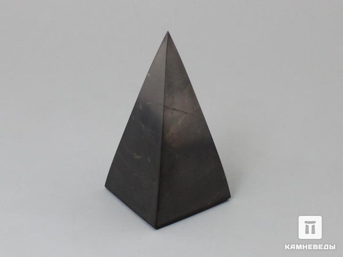 Пирамида из шунгита, полированная 3х3х7 см, 20-44/3, фото 1
