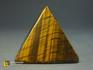 Пирамида из тигрового глаза, 3х3х2,6 см, 20-25/1, фото 2