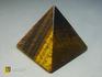 Пирамида из тигрового глаза, 3х3х2,6 см, 20-25/1, фото 3