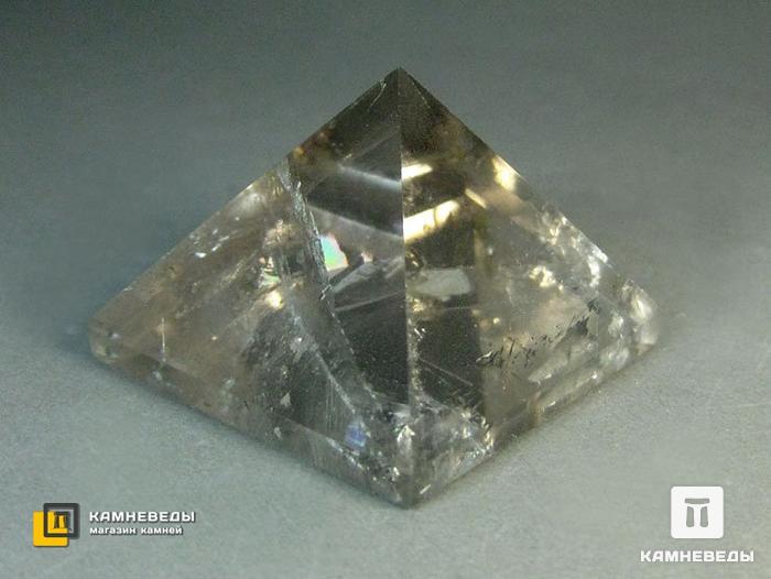 Пирамида из раухтопаза (дымчатого кварца), 3,8х3,8х2,9 см, 20-41/1, фото 2