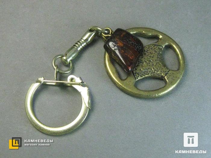 Брелок для ключей с янтарем, 60-28, фото 3