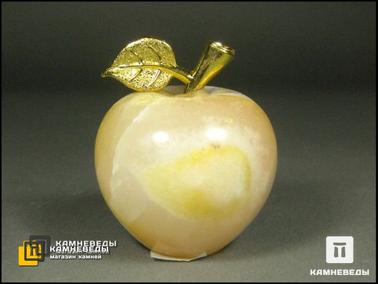 Оникс мраморный. Яблоко из оникса, 4 см