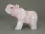 Слон из розового кварца 7,5х5,2х3,2 см, 23-16, фото 1