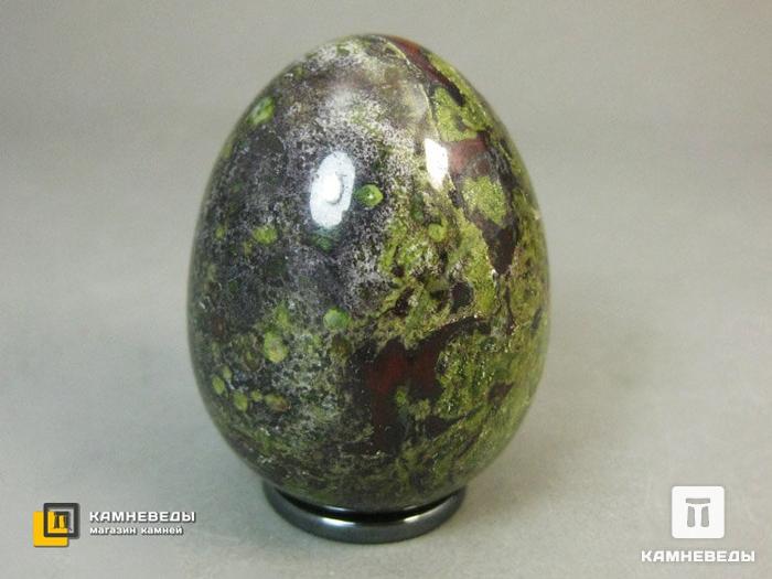 Яйцо из эпидота, 4,5х3,4 см, 22-57, фото 3