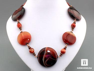 Сердолик. Бусы из сердолика