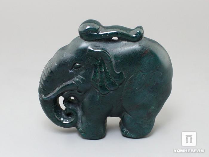 Слон из халцедона, 23-258, фото 1
