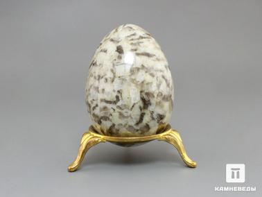 Гранит. Яйцо из гранита письменного, 6,1х4,4 см