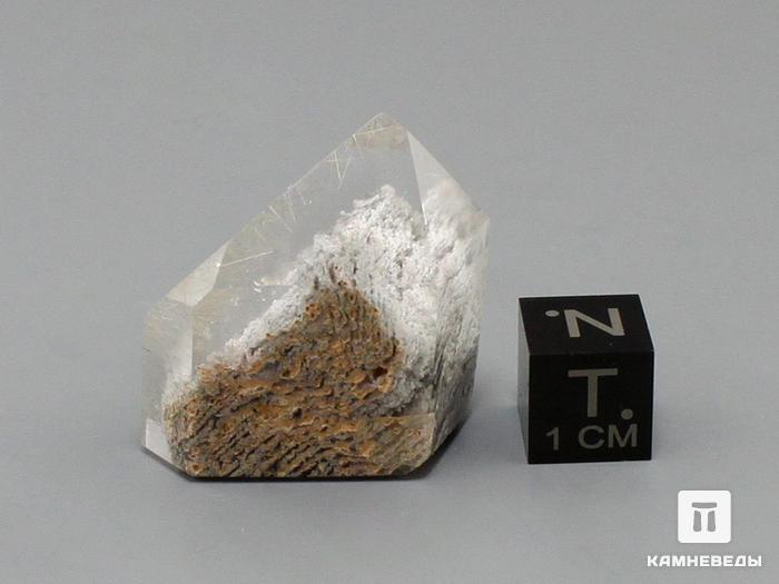 Горный хрусталь «Аквариум», полированный кристалл 2,9х2,8х1,9 см, 11-53/7, фото 4