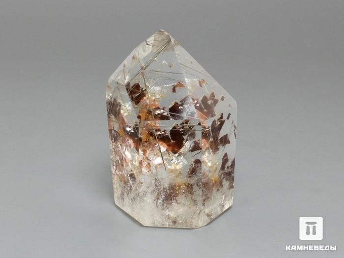 Кварц-волосатик, полированный кристалл 4,9х3,3х2,6 см, 11-20/17, фото 1