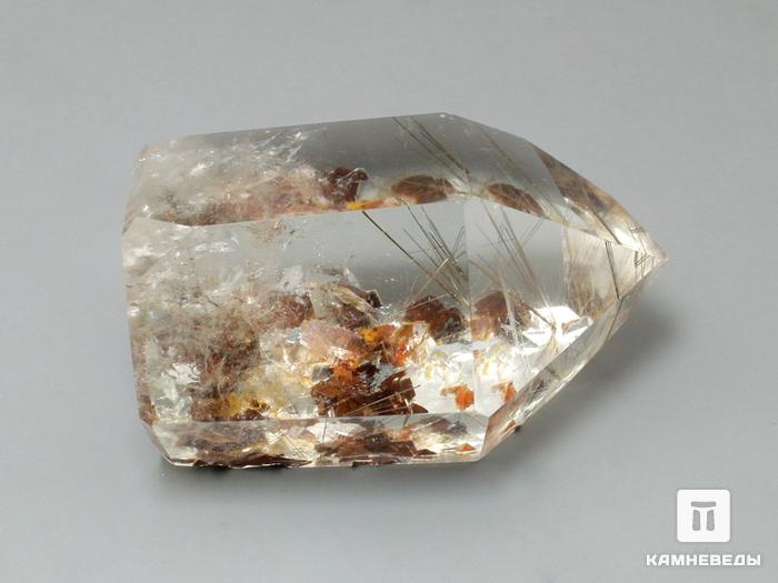 Кварц-волосатик, полированный кристалл 4,9х3,3х2,6 см, 11-20/17, фото 4