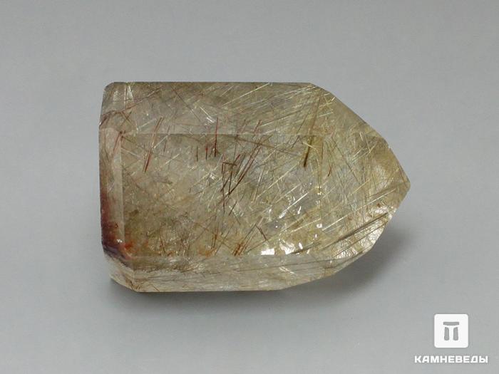 Кварц-волосатик, полированный кристалл 4,3х3,2х2,7 см, 11-20/19, фото 2