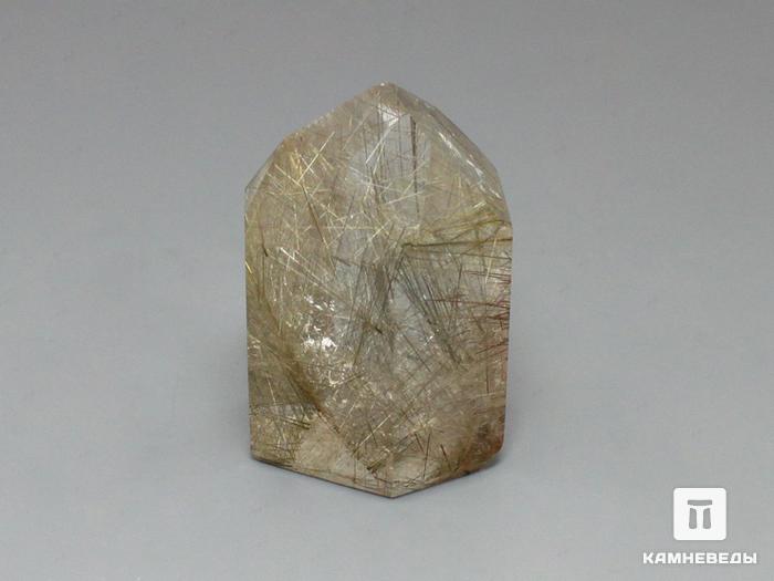 Кварц-волосатик, полированный кристалл 4,3х3,2х2,7 см, 11-20/19, фото 3