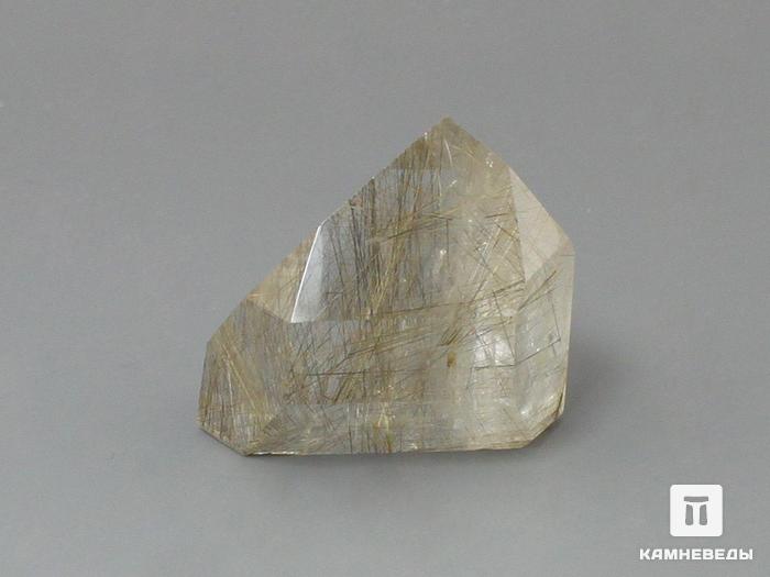 Кварц-волосатик, полированный кристалл 3,6х3,3х2,4 см, 11-20/20, фото 2
