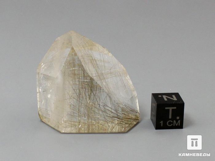 Кварц-волосатик, полированный кристалл 3,6х3,3х2,4 см, 11-20/20, фото 5