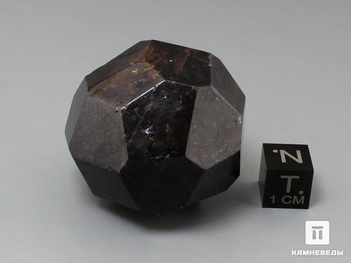 Альмандин (гранат), приполированный кристалл 3,8х3,7х3,2 см, 12-63/9, фото 3
