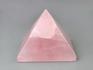 Пирамида из розового кварца, 6,5х6,5х5,5 см, 20-14/8, фото 2