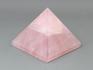 Пирамида из розового кварца, 6,5х6,5х5,5 см, 20-14/8, фото 3