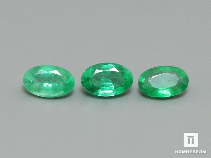 Берилл зеленый, огранка 5х3х2 мм (0,2 ct), 9-40/81, фото 3