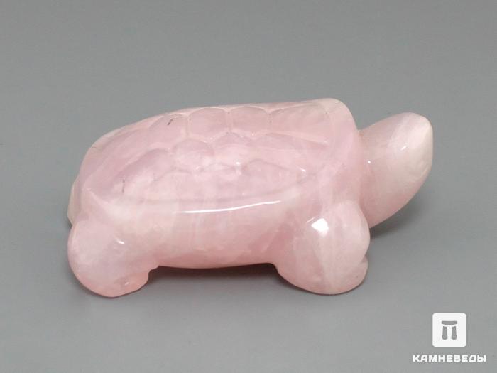 Черепаха из розового кварца, 5х3,5х2,5 см, 23-11, фото 2