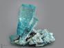 Аквамарин (голубой берилл), сросток кристаллов 3,1х2,5х1,9 см, 10-29/36, фото 1