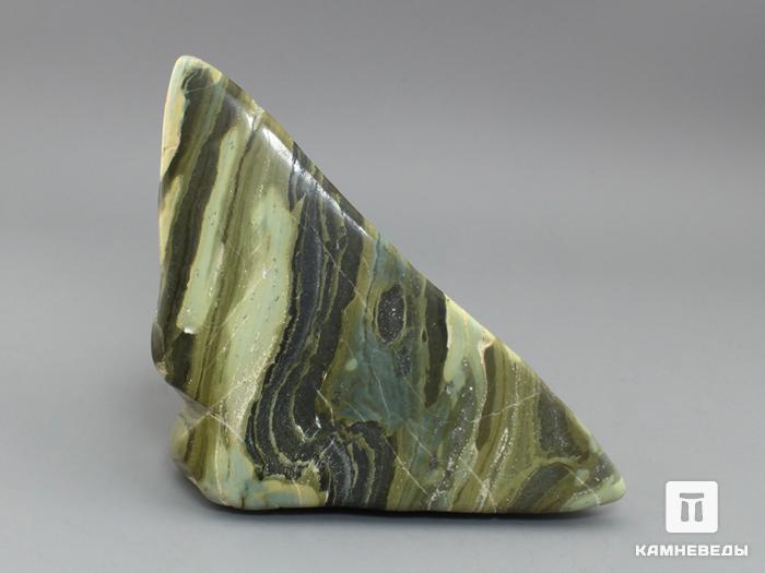 Яшма зеленая, полировка 16х9,3х8 см, 12-90/3, фото 3
