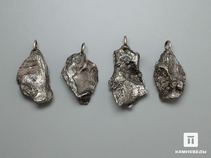 Кулон метеорит Сихотэ-Алинь, осколок 1,5-2,5 см, 40-142/45, фото 2