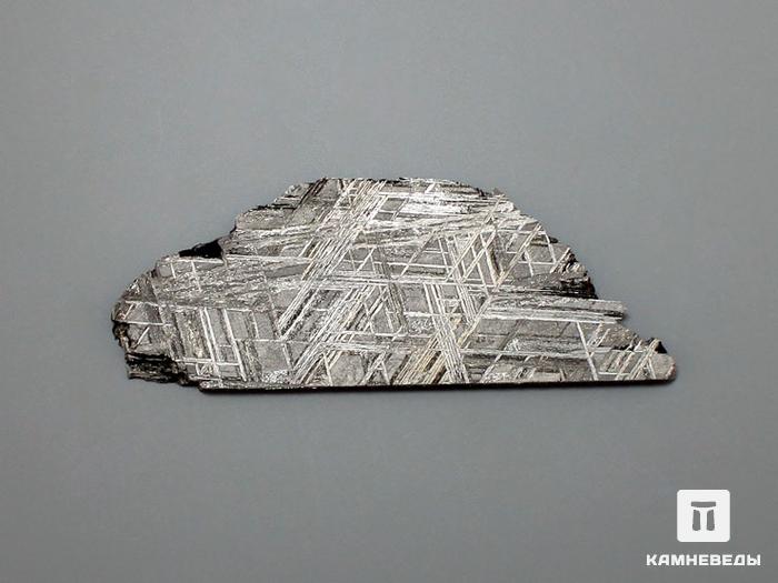Метеорит Muonionalusta, пластина 6,2х2,3х0,2 см, 10-185/11, фото 1