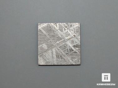 Метеориты. Метеорит Muonionalusta, пластина 2х2х0,1 см