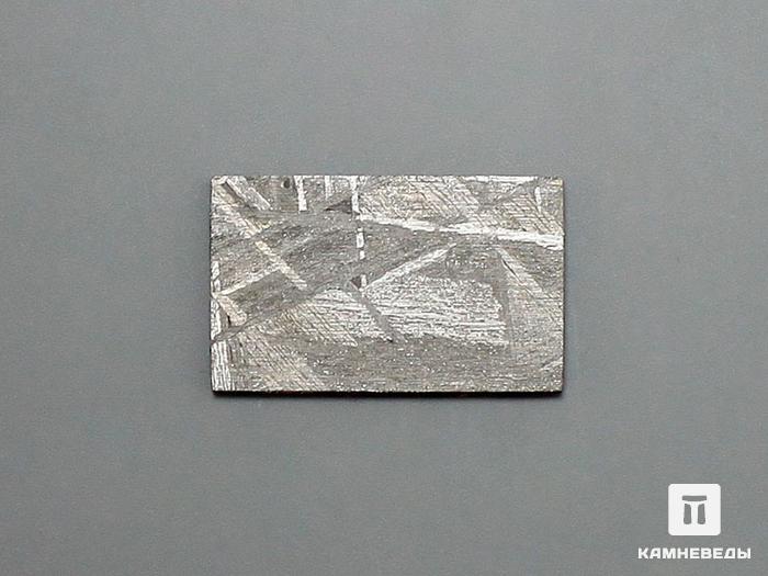 Метеорит Muonionalusta, пластина 2х1,2х0,1 см, 10-185/9, фото 1