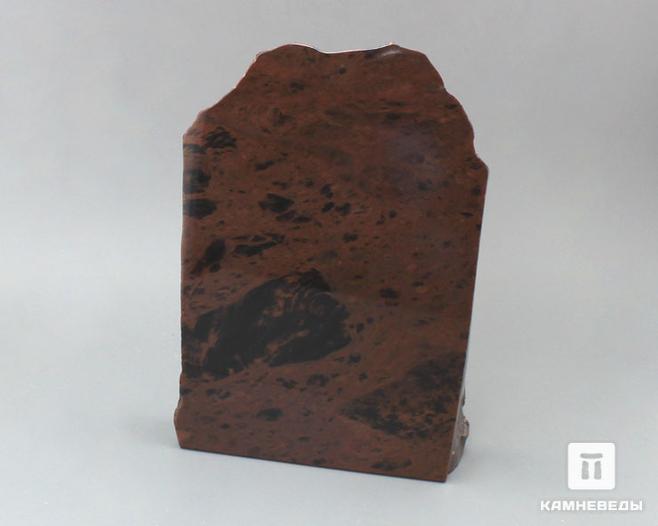 Обсидиан коричневый, полированный срез 13,5х9,5х3,5 см, 11-116/2, фото 2
