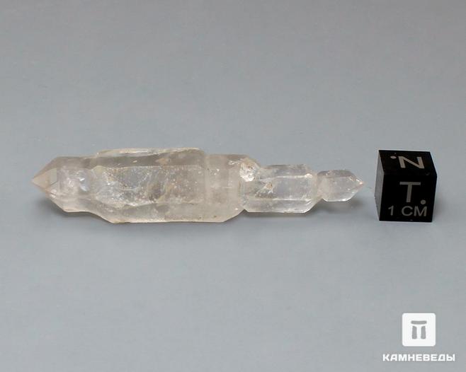 Кварц, скипетровидный кристалл 6,1х1,4х1,2 см, 10-180/4, фото 3