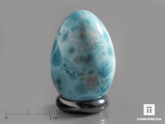 Яйцо из ларимара, 42х29 мм, 22-118, фото 1