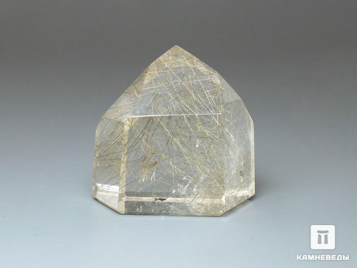 Кварц-волосатик, полированный кристалл 3,3х3,2х2,1 см, 11-20/31, фото 1