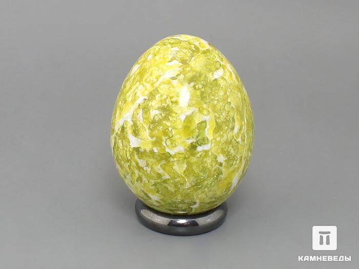 Яйцо из лизардита (серпентина), 5,1х4 см, 22-119, фото 2