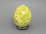 Яйцо из лизардита (серпентина), 5,1х4 см, 22-119, фото 1