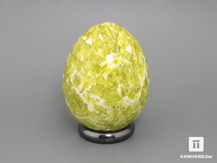 Яйцо из лизардита (серпентина), 5,1х4 см, 22-119, фото 1
