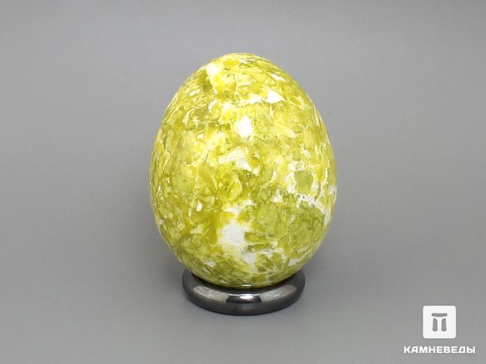 Яйцо из лизардита (серпентина), 5,1х4 см, 22-119, фото 3