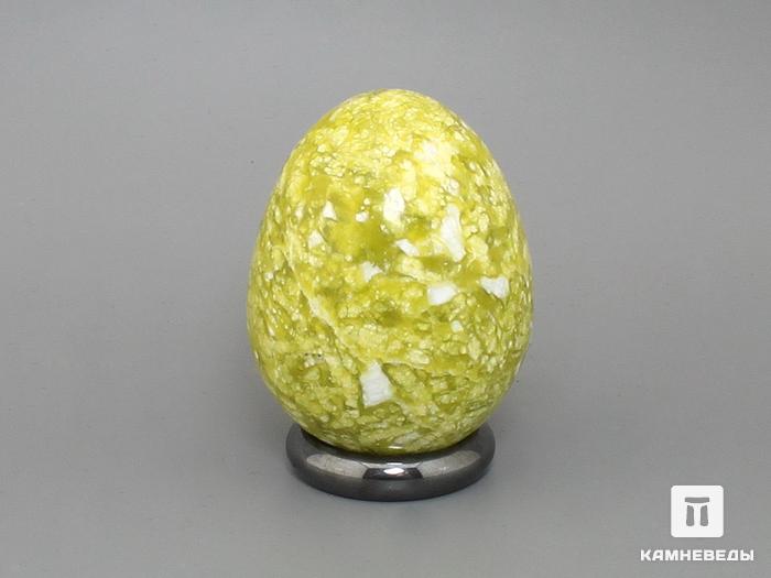 Яйцо из лизардита (серпентина), 4,6х3,6 см, 22-119/3, фото 2